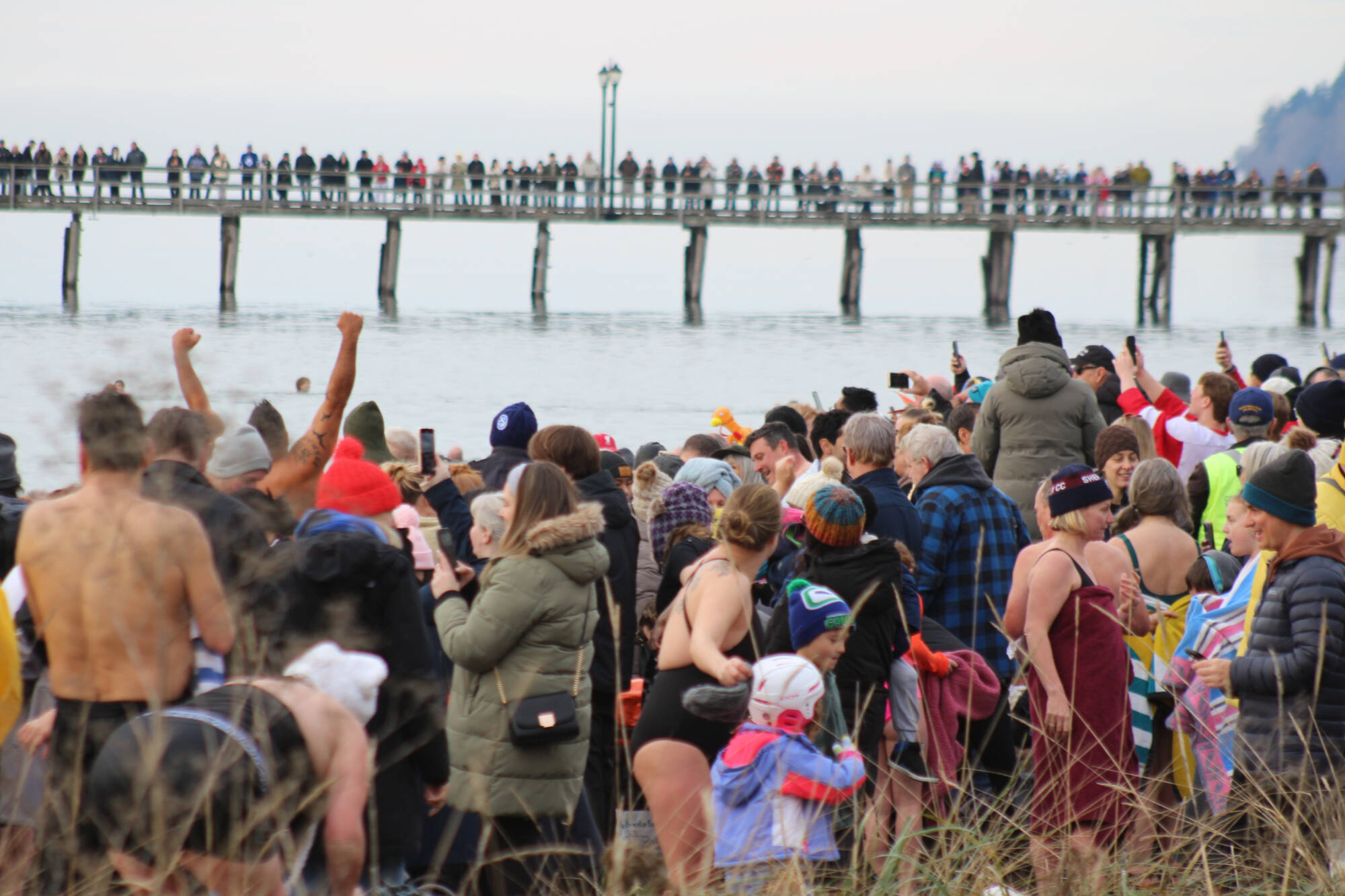 PHOTOS: Hundreds welcome 2026 with White Rock Polar Bear Plunge
