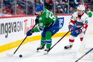 Kirill Kudryavtsev has been named to the AHL All-Star Classic. (Abbotsford Canucks photo)