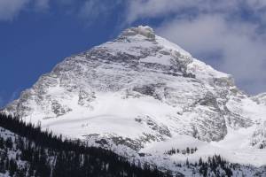 Mount Sir Donald in Glacier National Park pictured from the Asulkan Valley on April 13, 2025. (Evert Lindquist/Revelstoke Review)