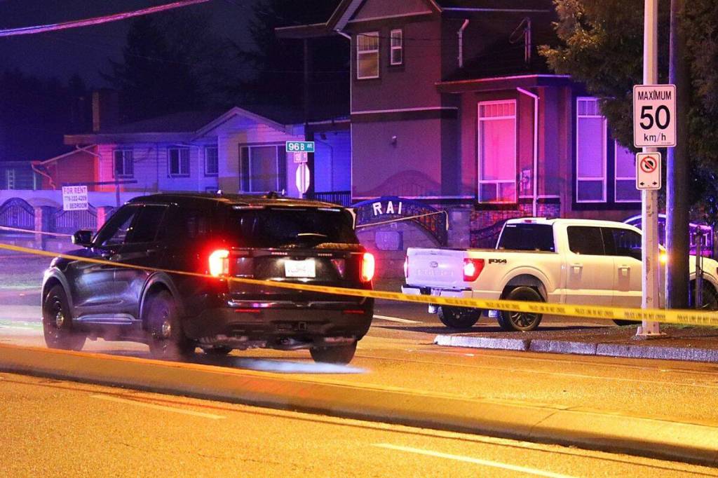 The driver was taken into custody as police believe &ldquo;impairment may be a contributing&rdquo; factor. (1st Due Media/ Contributed to Surrey Now-Leader)