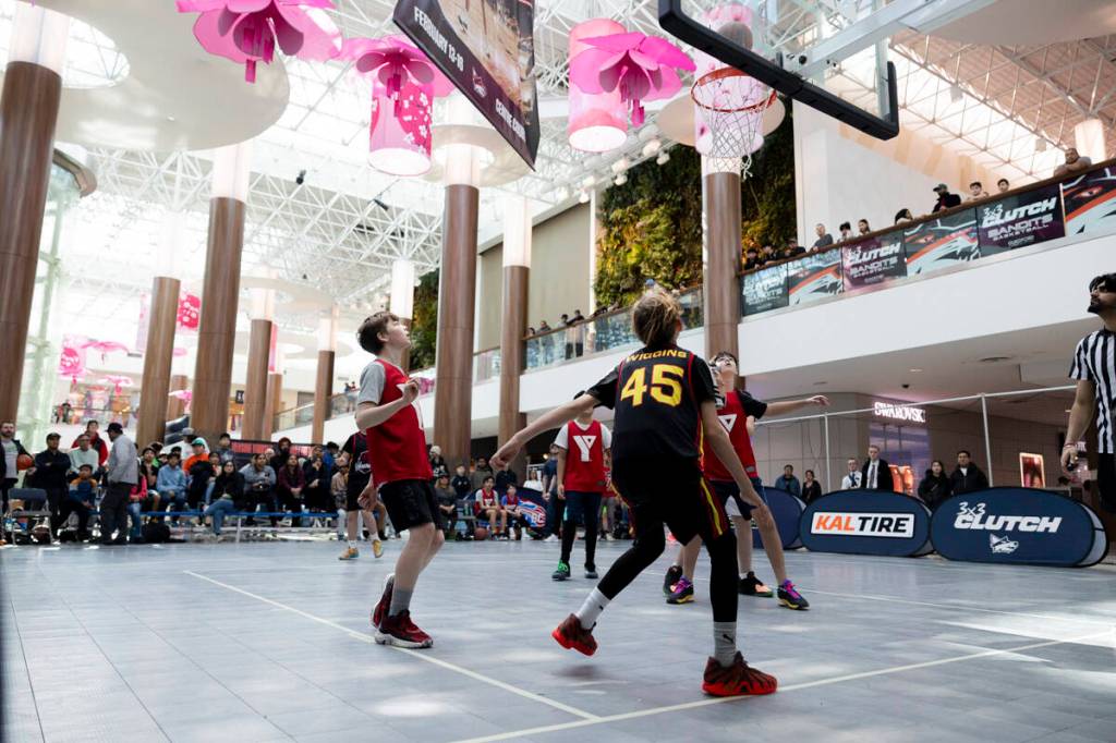 Vancouver Bandits host 3×3 clutch basketball tournament in Surrey mall